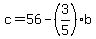 c+=+56+-+%283%2F5%29%2Ab