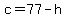 c+=+77+-h