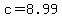 c+=+8.99