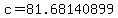 c+=+81.68140899