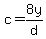 c+=+8y%2Fd