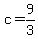 c+=+9%2F3