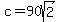 c+=+90sqrt%282%29