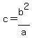 c+=+b%5E2%2Fa