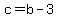c+=+b+-+3
