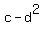 c-d%5E2%7D=+6