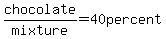 chocolate%2Fmixture=40percent