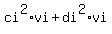 ci%5E2%2A+vi+%2B+di%5E2%2A+vi