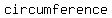 circumference%2F%22360%B0%22