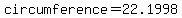 circumference=22.1998