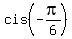 cis%28-pi%2F6%29