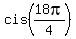 cis%2818pi%2F4%29