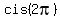 cis%282pi%29
