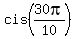 cis%2830pi%2F10%29