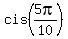 cis%285pi%2F10%29