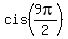 cis%289pi%2F2%29