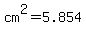 cm%5E2=5.854