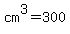 cm%5E3=300