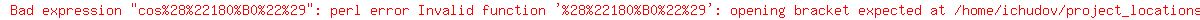 cos%28%22180%B0%22%29