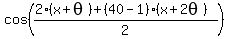cos%28%282%28x%2Btheta%29%2B%2840-1%29%28x%2B2theta%29%29%2F2%29