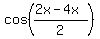 cos%28%282x-4x%29%2F2%29