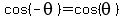 cos%28-theta%29+=+cos%28theta%29