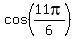 cos%2811pi%2F6%29