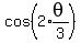 cos%282%2Aexpr%28theta%2F3%29%29
