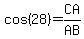 cos%2828%29=CA%2FAB