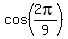 cos%282pi%2F9%29