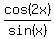 cos%282x%29%2Fsin%28x%29