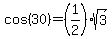 cos%2830%29=%281%2F2%29sqrt%283%29