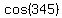 cos%28345%29
