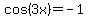 cos%283x%29=-1