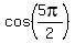 cos%285pi%2F2%29