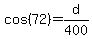 cos%2872%29+=+d%2F400