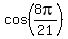 cos%288pi%2F21%29