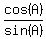 cos%28A%29%2Fsin%28A%29