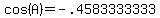 cos%28A%29+=+-.4583333333