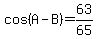 cos%28A-B%29=63%2F65