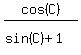 cos%28C%29%2F%28sin%28C%29%5E%22%22%2B1%29%29