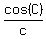 cos%28C%29%2Fc