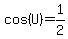 cos%28U%29=1%2F2