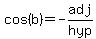 cos%28b%29=-adj%2Fhyp