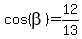 cos%28beta%29=12%2F13