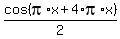 cos%28pi%2Ax+%2B+4%2Api%2Ax%29%2F2