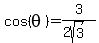 cos%28theta%29=3%2F%282sqrt%283%29%29