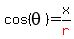 cos%28theta%29=x%2Fred%28r%29
