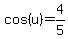 cos%28u%29=4%2F5