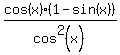 cos%28x%29%281-sin%28x%29%29%2Fcos%5E2%28x%29